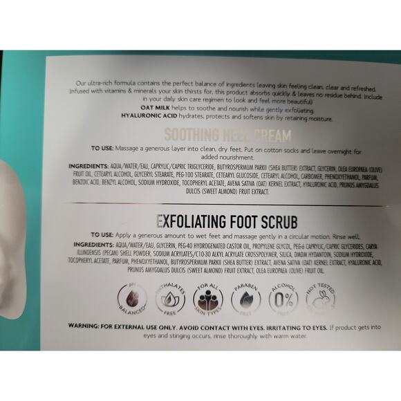 NIB Spathecary 3 oz Soothing Heel Cream and 3 Oz Foot Scrub Duo Gift Set - Picture 5 of 5